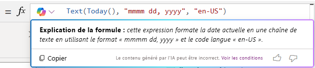 Explication de la formule