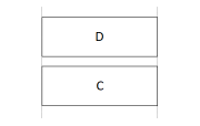 Exemple de motif aligné horizontal.