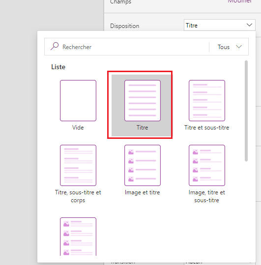 Sélectionner la disposition de titre uniquement.