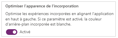 Expérience d’incorporation.