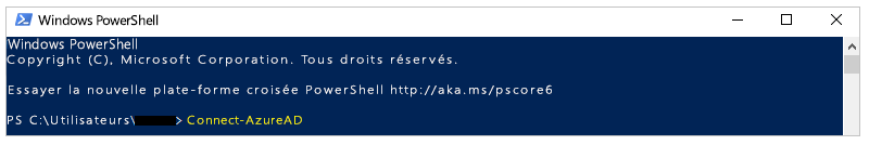 Connectez-AzureAD.