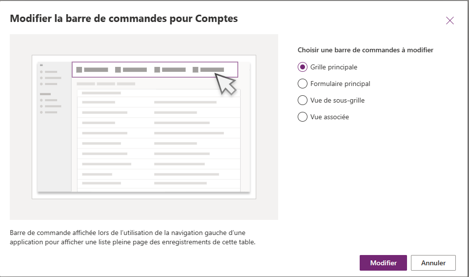 Sélectionner un emplacement