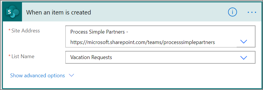 Informations SharePoint.