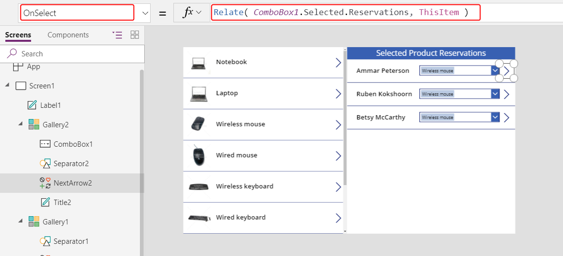 Configurer NextArrow2.