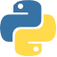 Cette image affiche le logo Python