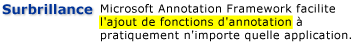 Annotation en surbrillance