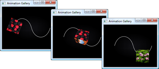 Images d'un cube animé