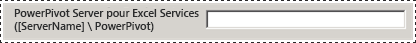 Serveur PowerPivot dans le nouvel outil de configuration