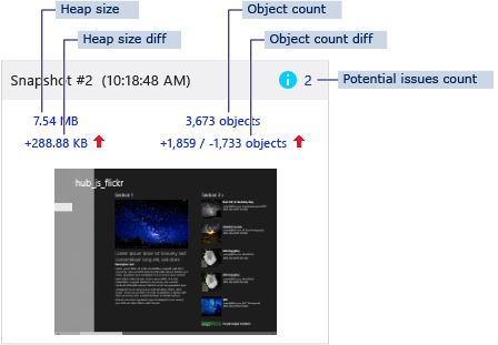 Snapshot summary