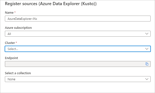 options d’inscription des sources