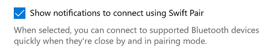 Figure 5 : Afficher les notifications de connexion à l’aide de la zone Paire Swift