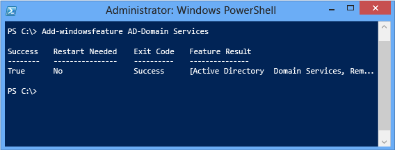 Capture d’écran montrant une fenêtre de terminal Windows PowerShell.