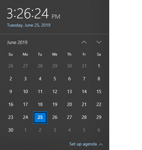 Image CalendarViewControl