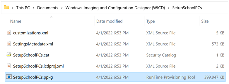 Double-cliquez sur le package pour effectuer l’installation.