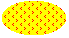 Illustration d’une ellipse remplie de lignes alternées de symboles supérieurs à et inférieurs à, sur une couleur d’arrière-plan