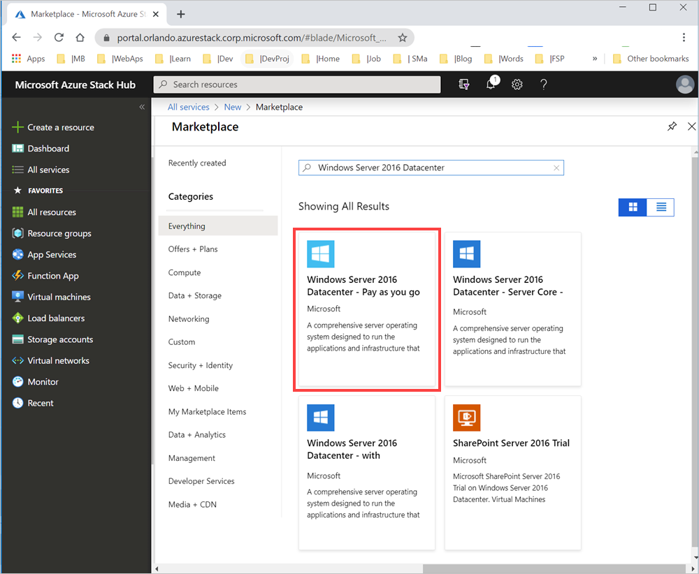 Windows Server 2016 Datacenter : pagamento in base al consumo