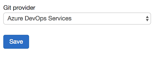 Provider GitHub Azure DevOps Services