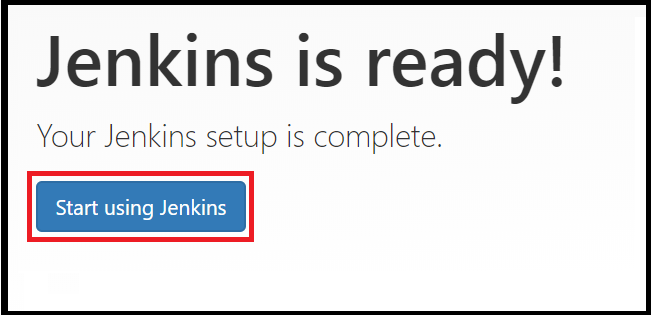 Jenkins is ready!