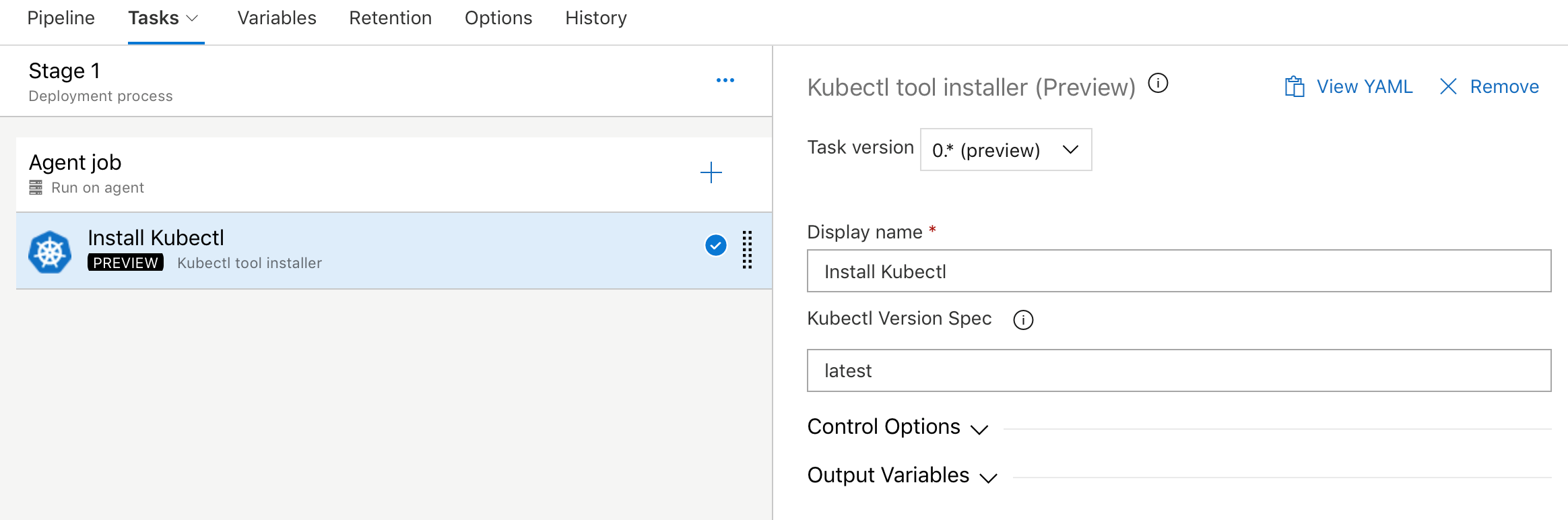 Screenshot che mostra il programma di installazione dello strumento Kubectl.