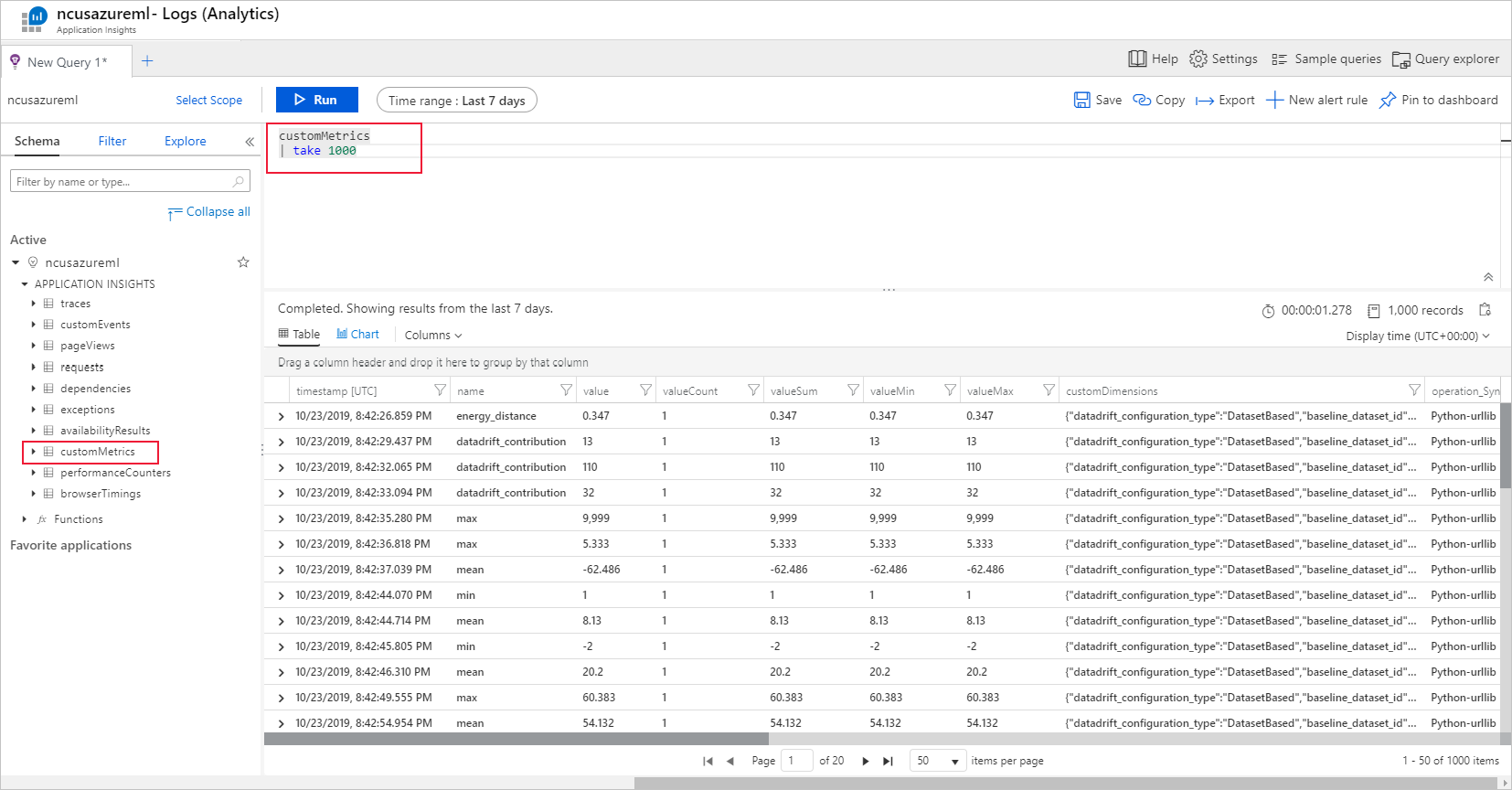 Query di Log Analytics