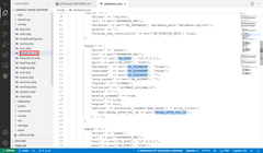 Screenshot che mostra Visual Studio Code nel browser e un file aperto.