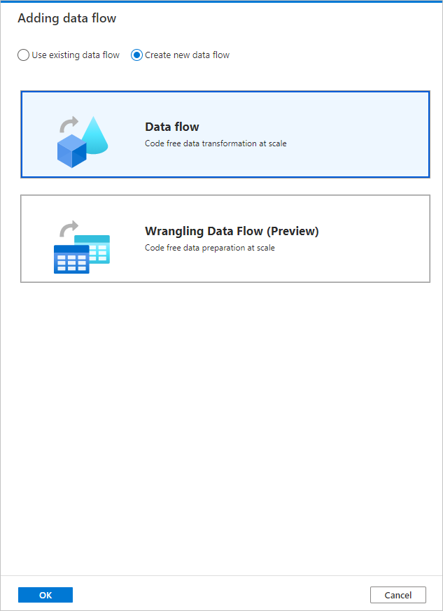 Create a data flow