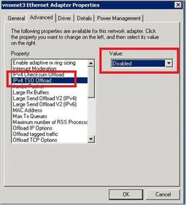 Problema del sensore VMware.