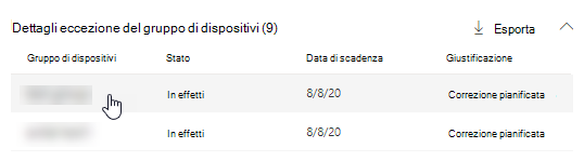 Mostra come selezionare un gruppo di dispositivi specifico.