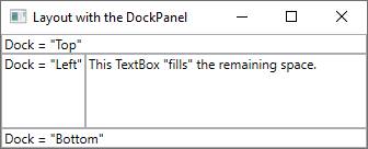 Pagina DockPanel