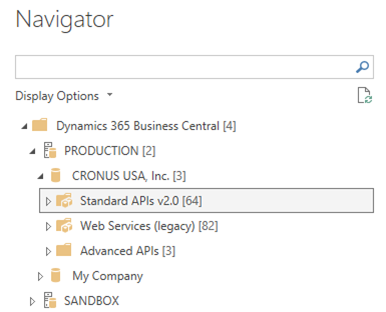 Selettore del set di dati in Power BI