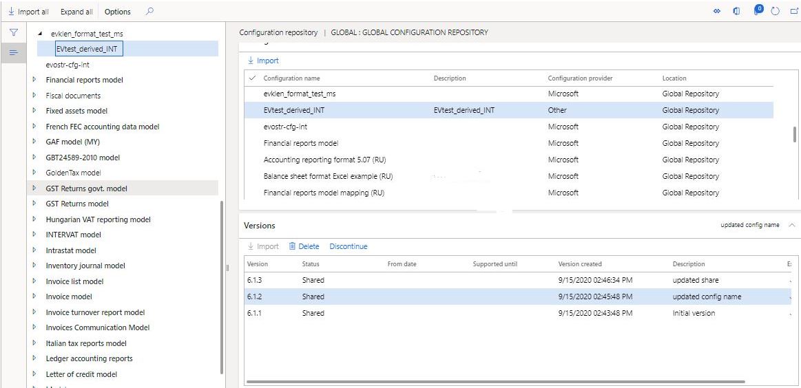 Eliminare la configurazione dal repository globale.