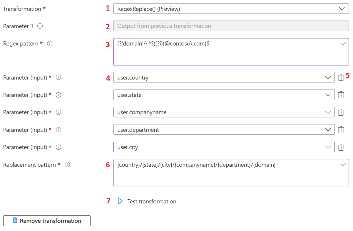 Screenshot del secondo livello di trasformazione delle attestazioni.