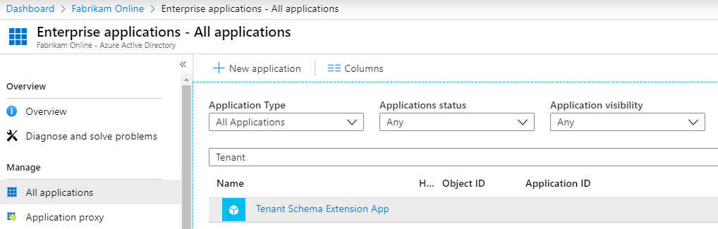 App estensione dello schema