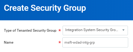 Screenshot di CreateSecurity Group.