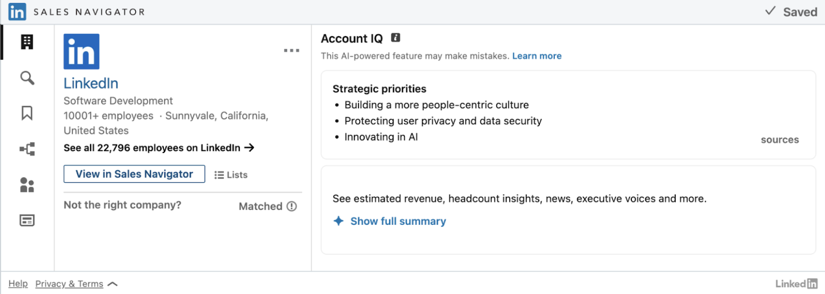 Account IQ, 2-Column Medium, Classic