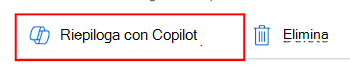 Screenshot che mostra come selezionare la funzionalità Riepiloga con Copilot in un criterio in Microsoft Intune o nell'interfaccia di amministrazione di Microsoft Intune.