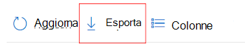 Esportare i dati di log in Monitoraggio di Azure selezionando Esporta impostazioni dati nell'interfaccia di amministrazione di Microsoft Intune e Intune.