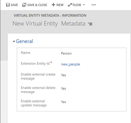 virtualentitymetadata form.