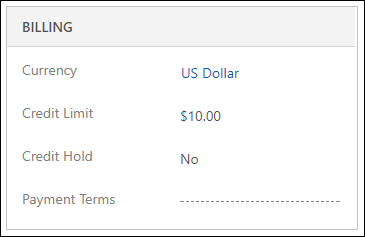 verify account credit limit incremented.