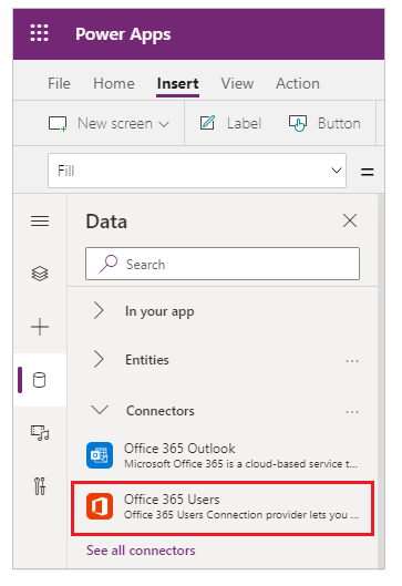 Connettersi a Office 365.