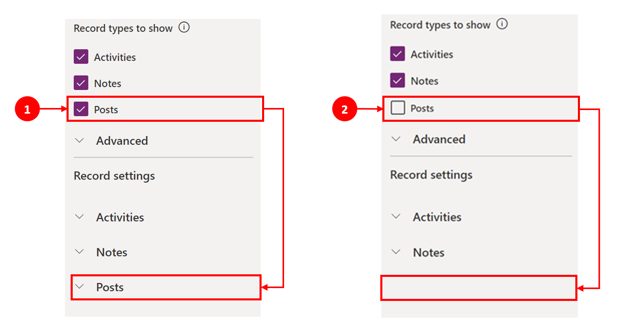 Opzioni di visualizzazione - Avanzate - Impostazioni di registrazione.