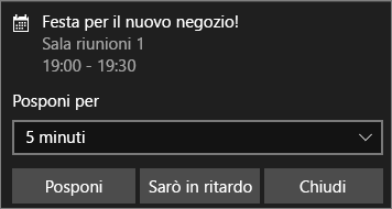 Screenshot di Power Automate che attiva la notifica di Outlook.