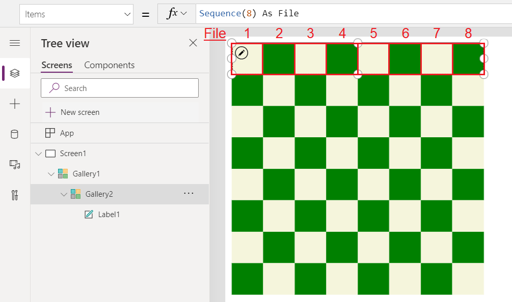 Illustrazione della raccolta interna che fornisce l'iterazione di file.