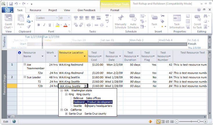 Setting an assignment custom field