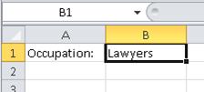 Sample data for the RenameWorksheets macro