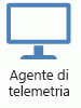 Questa icona rappresenta l'agente di telemetria.