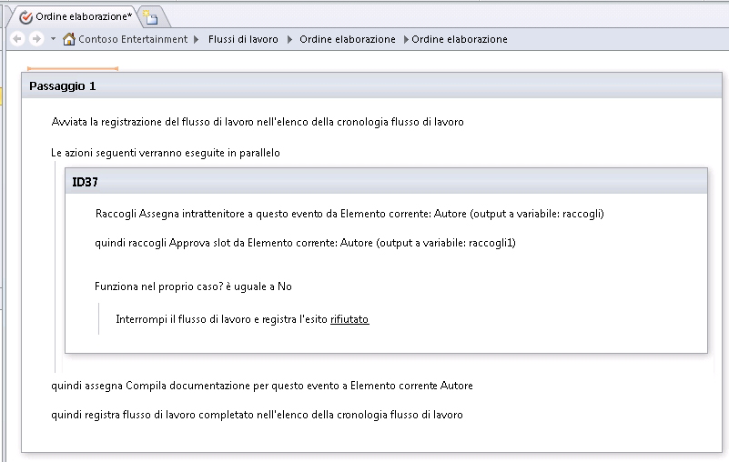 Process Order Workflow