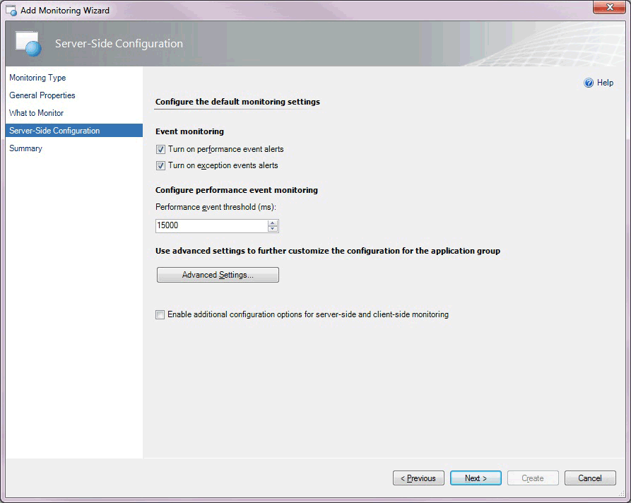 Configurazione lato server