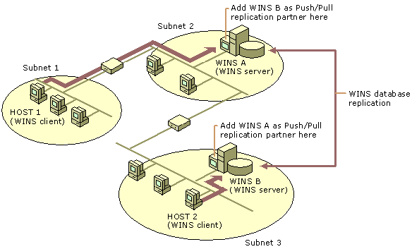 WINS replication overview