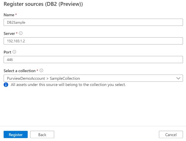 opzioni di registrazione delle origini